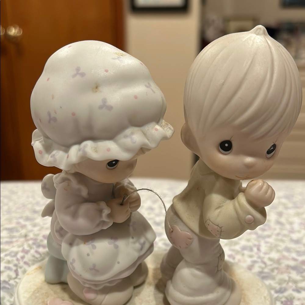 Precious Moments Figurine - White and Cream
